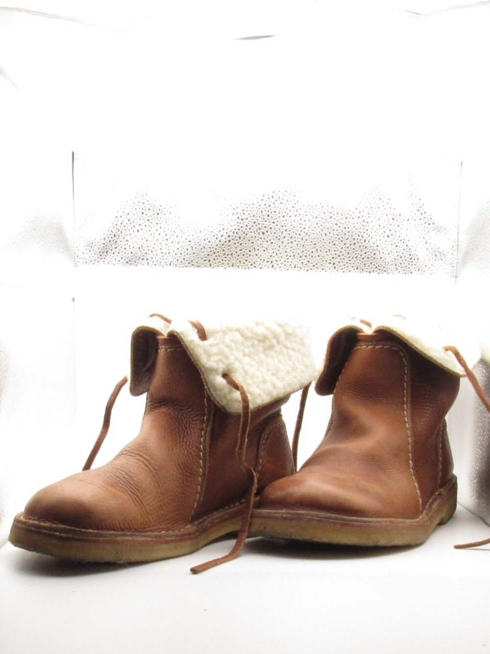 Duckfeet Arhus Boots in Nut Brown EU 41; US Womens 10 Pebbled Leather Shearling